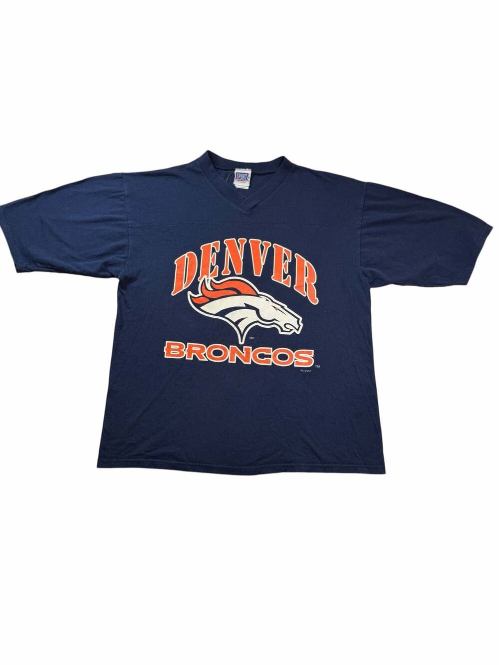 Vintage 1998 Denver Broncos Ed McCaffrey #87 Sport Attack T Shirt XL NFL